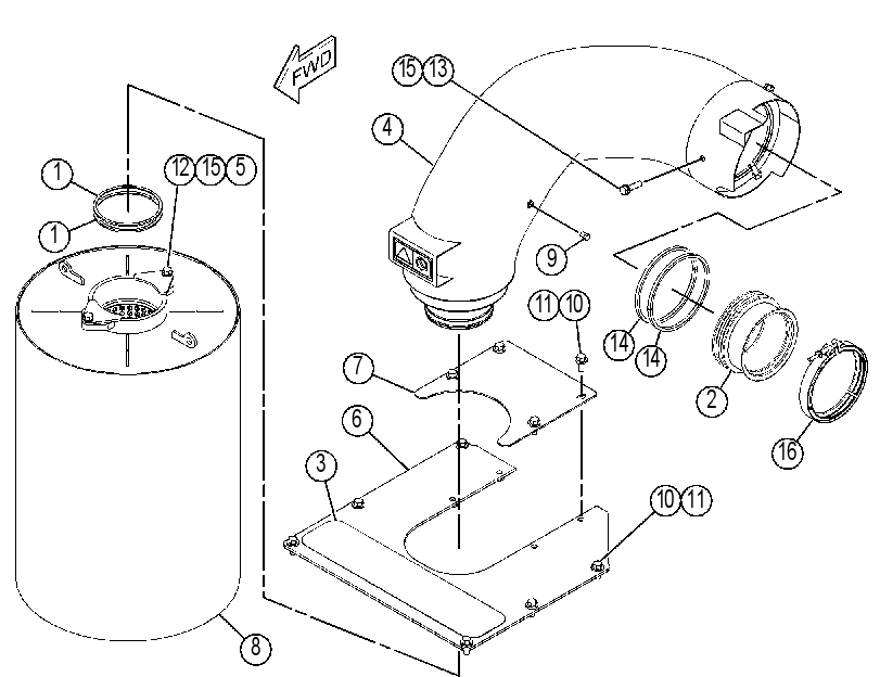 EXHAUST GP-PURIFIER 4372550 CAT