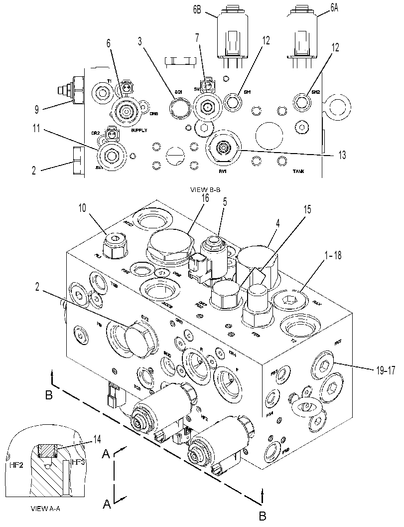 VALVE & MTG GP-BRAKE 3714191 CAT