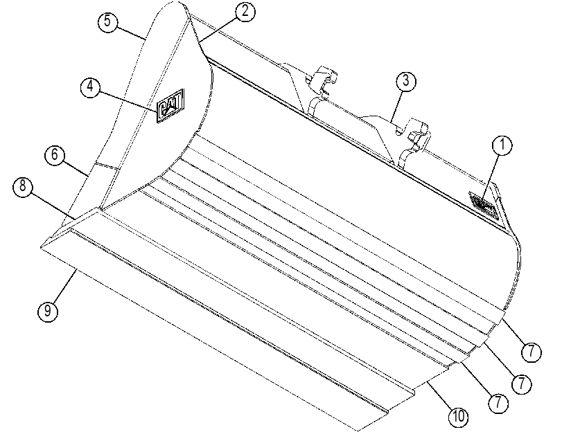BUCKET GP-DITCH CLEANING 4416087 CAT
