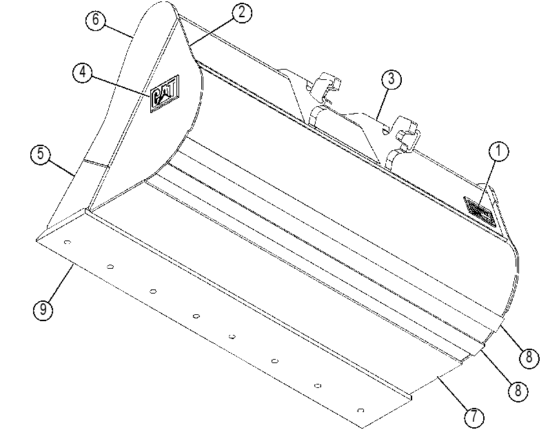 BUCKET GP-DITCH CLEANING 4416088 CAT