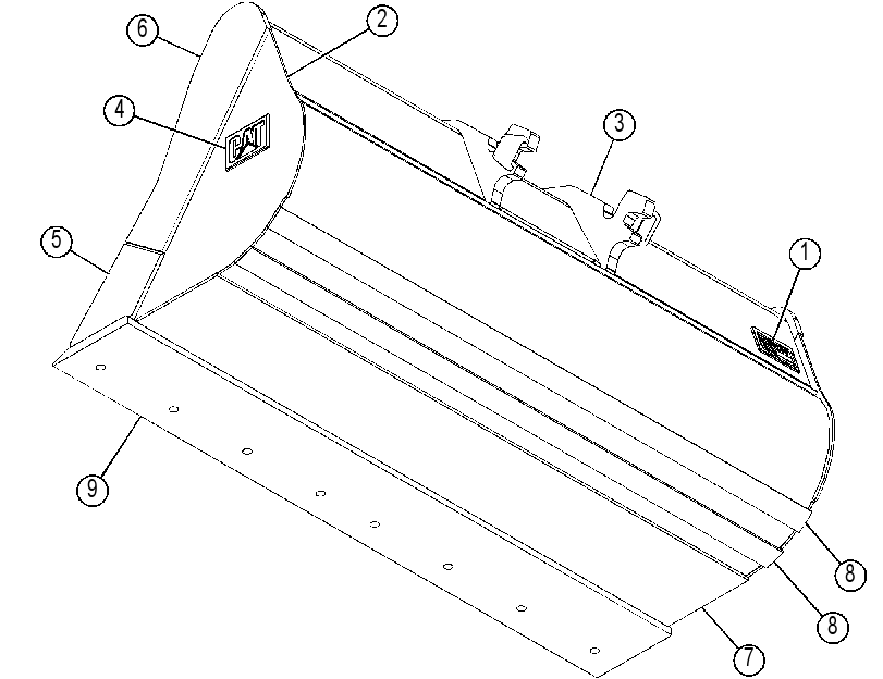 BUCKET GP-DITCH CLEANING 4416089 CAT