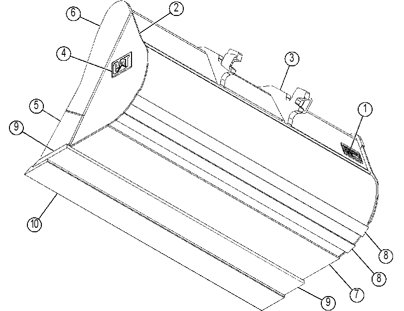 BUCKET GP-DITCH CLEANING 4416090 CAT