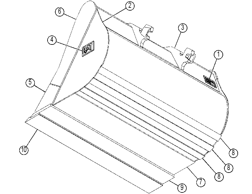 BUCKET GP-DITCH CLEANING 4416091 CAT