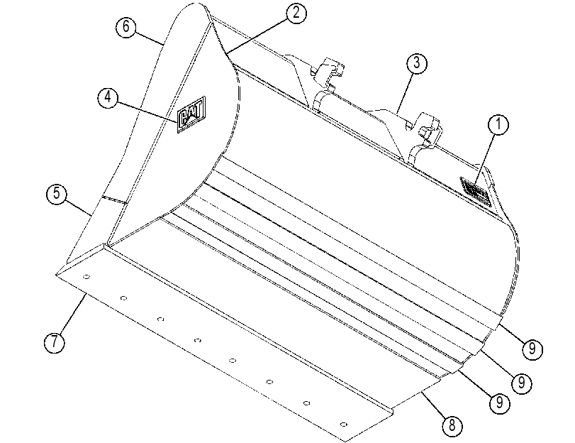 BUCKET GP-DITCH CLEANING 4416092 CAT