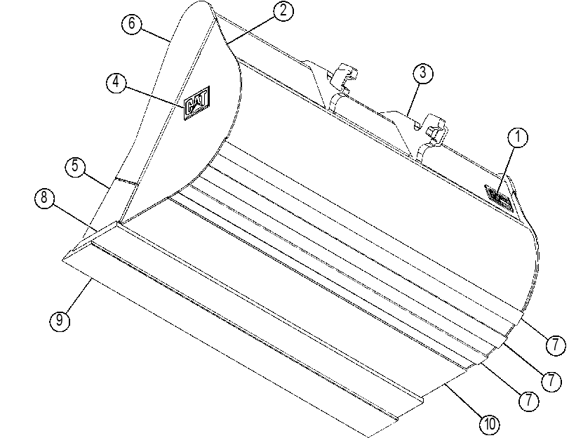 BUCKET GP-DITCH CLEANING 4416093 CAT
