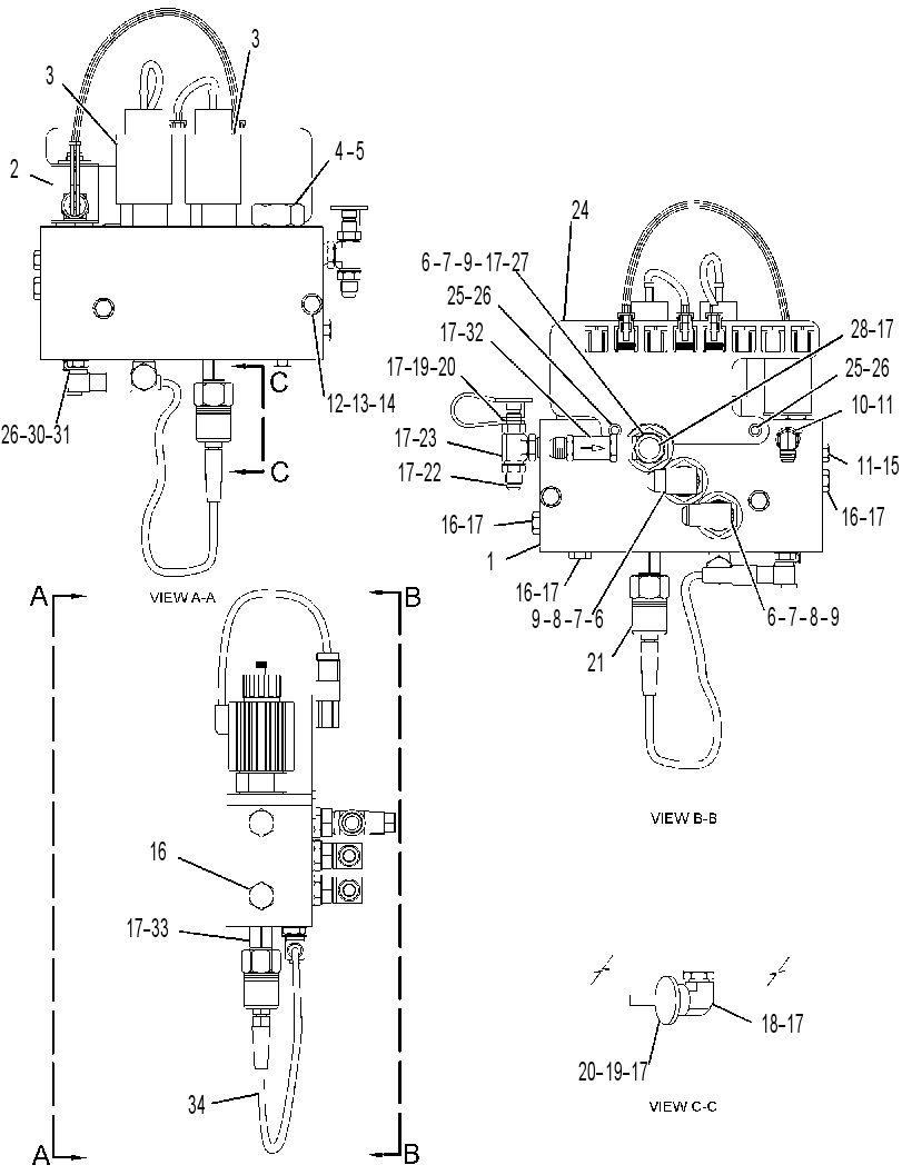VALVE & MTG GP-BRAKE CONTROL 3663868 CAT