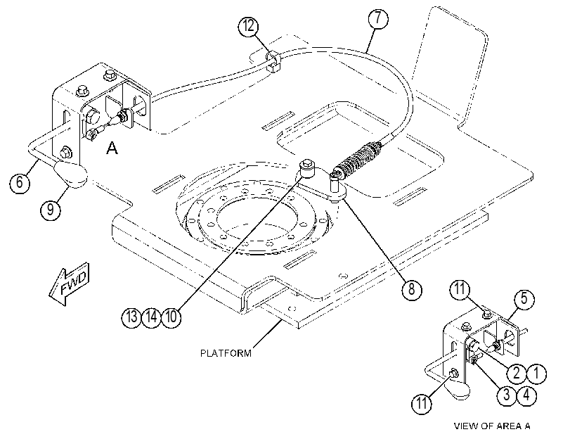 LOCK GP-ROTATION 4347938 CAT