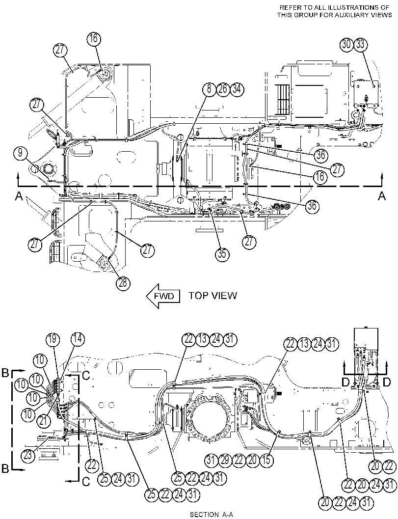 Трубопроводы смазки 4173515 CAT