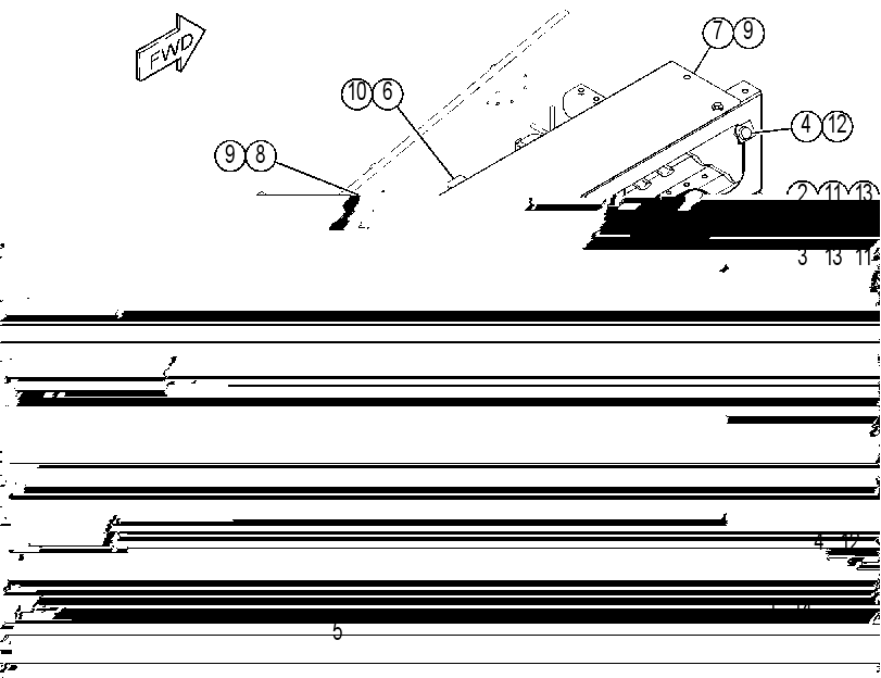 Рама крепёжная 4263076 CAT
