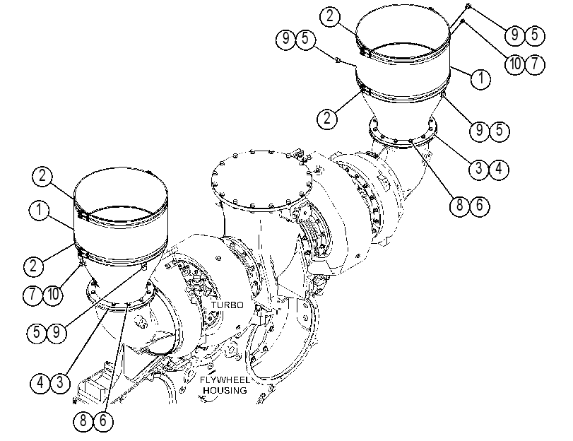 ADAPTER GP-AIR INLET 4459446 CAT