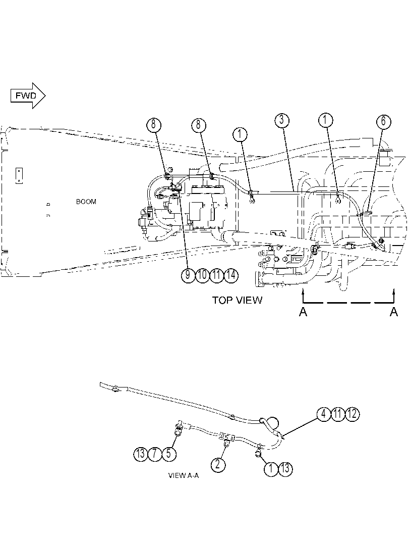WIRING GP-AUXILIARY CONTROL 3997516 CAT