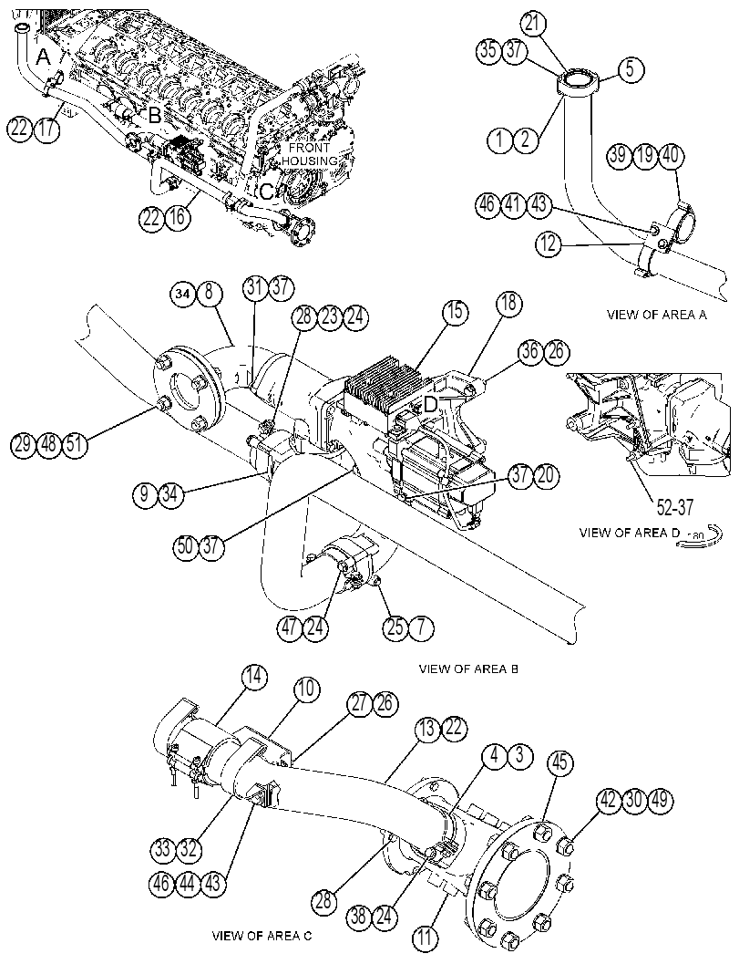 Трубопроводы водяные 4199205 CAT