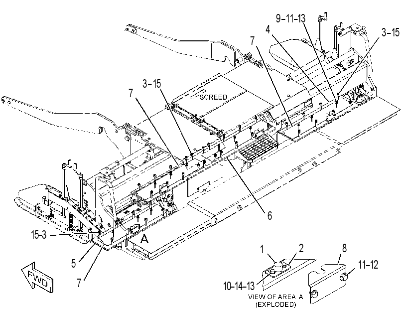PLATE & HEATER GP-SCREED 4176641 CAT