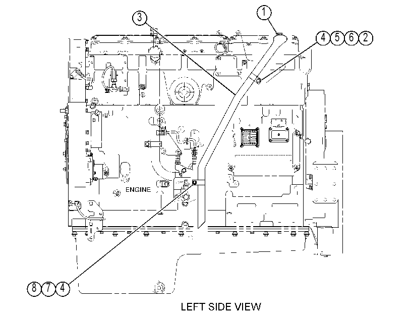 Система отвода газов 4390474 CAT