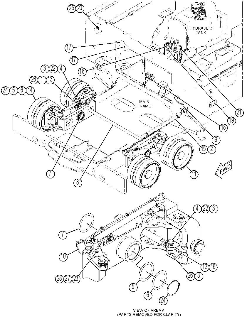 BOGIE GP 3964181 CAT