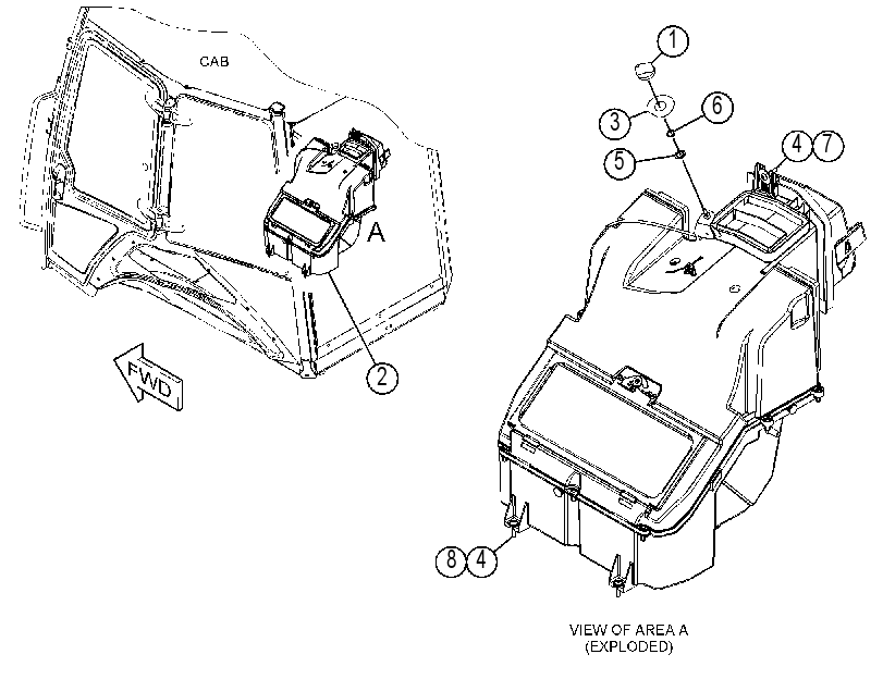 HEATER & AIR CONDITIONER GP 3821700 CAT