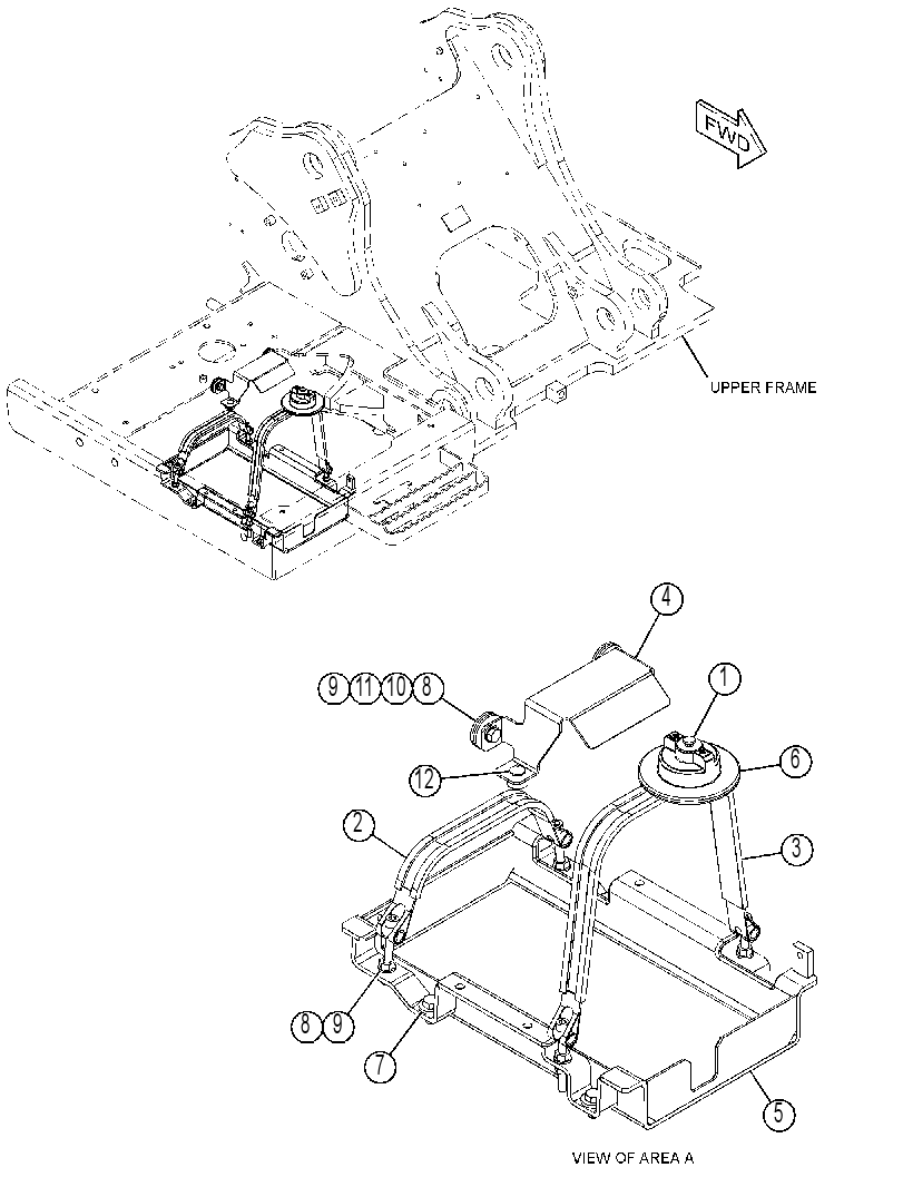 MOUNTING GP-DEF TANK 4191463 CAT