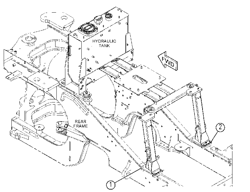 SUPPORT GP-FRAME 4156095 CAT