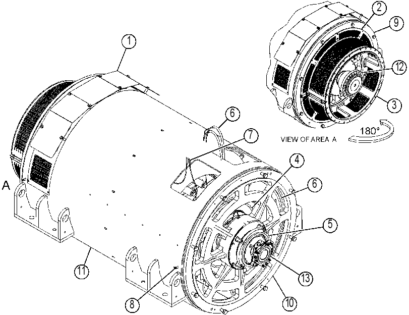 Генератор 3900465 CAT
