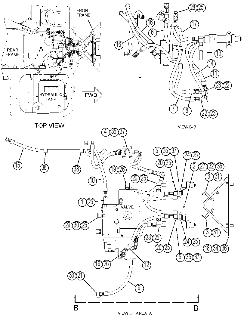 LINES GP-STEERING NEUTRALIZER 2910613 CAT