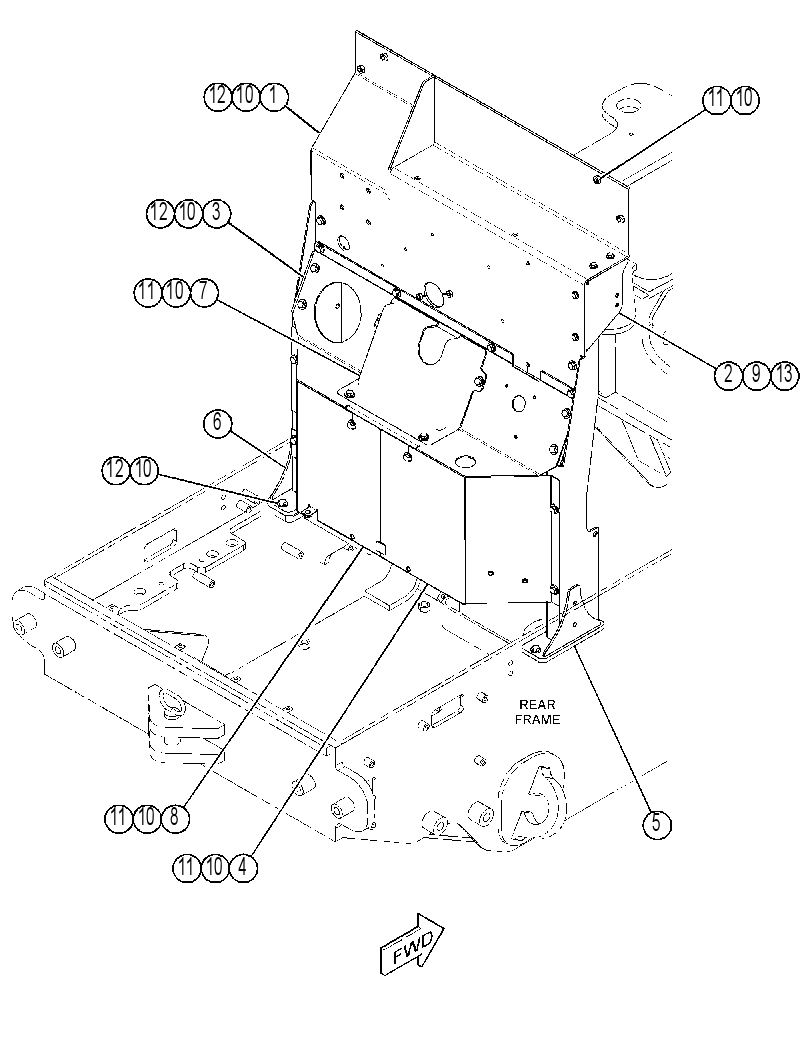 PLATE GP-MOUNTING 4303037 CAT
