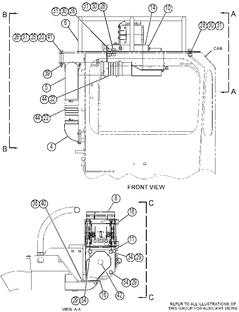PRESSURIZER & MOUNTING GP 3750456 CAT