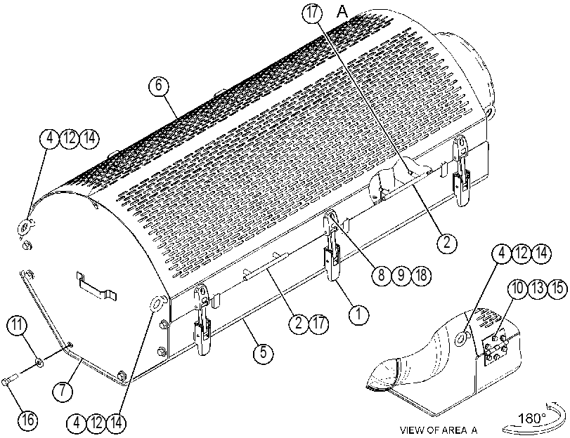 HOUSING GP-AIR CLEANER 4351270 CAT