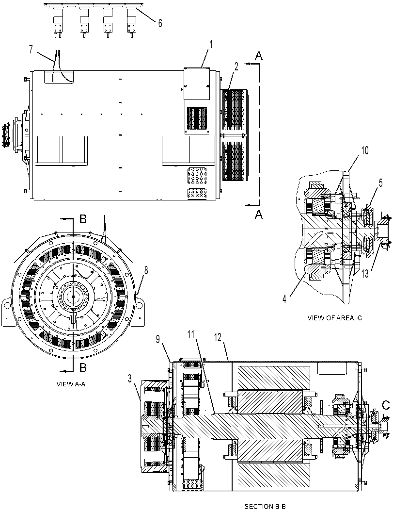 Генератор 3915951 CAT