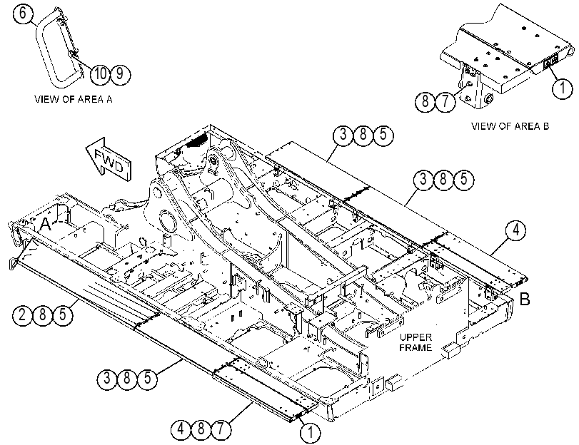 Проход (настил) 4554115 CAT