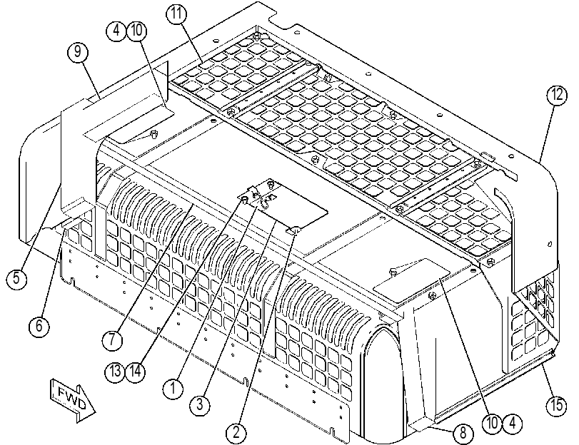HOOD AS-ENGINE 4263253 CAT