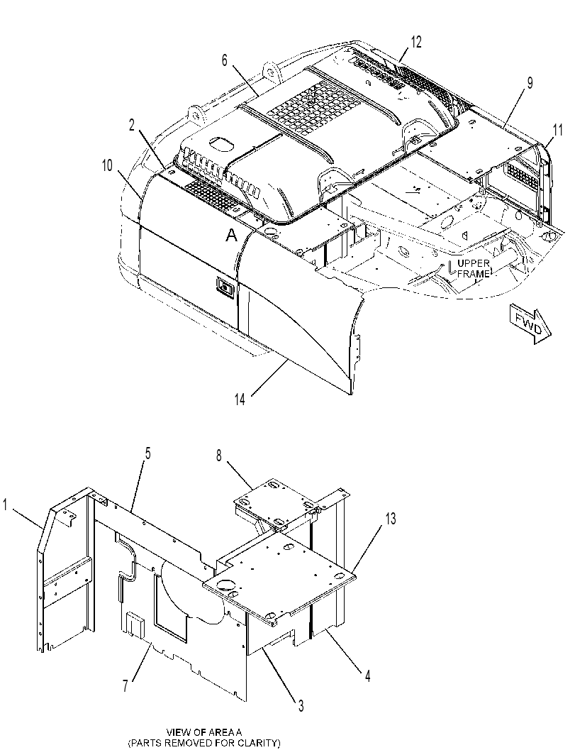 HOOD & DOOR GP 4543189 CAT