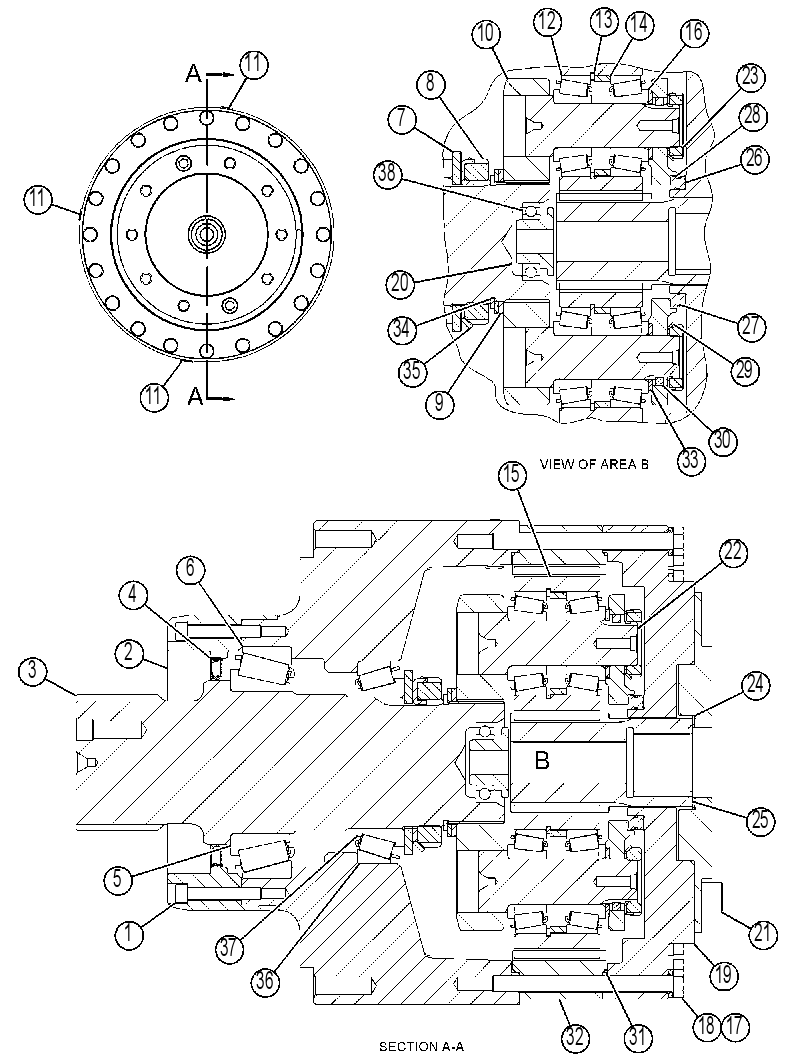 PLANETARY GP-ROTOR DRIVE 4448380 CAT