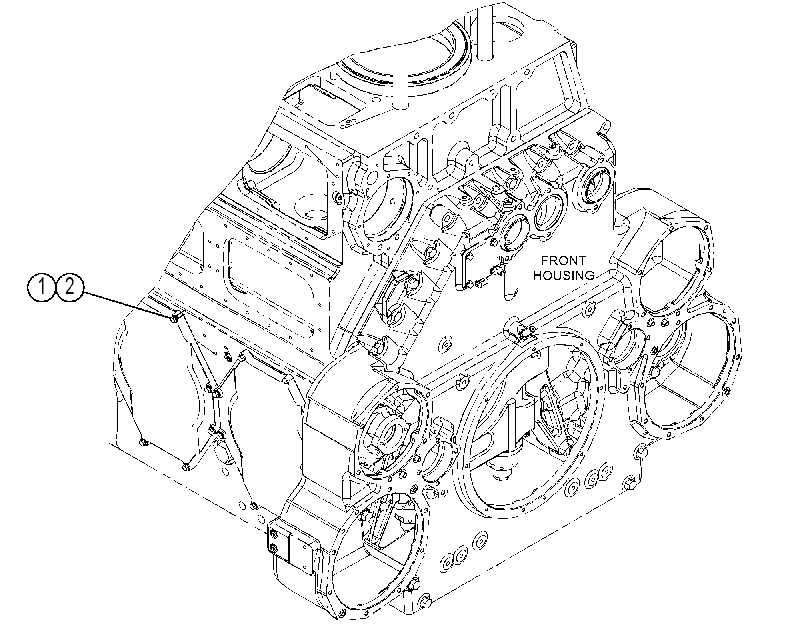 Крепёж крышки 4589132 CAT