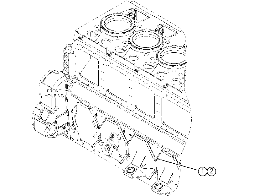 Крепёж крышки 4589133 CAT