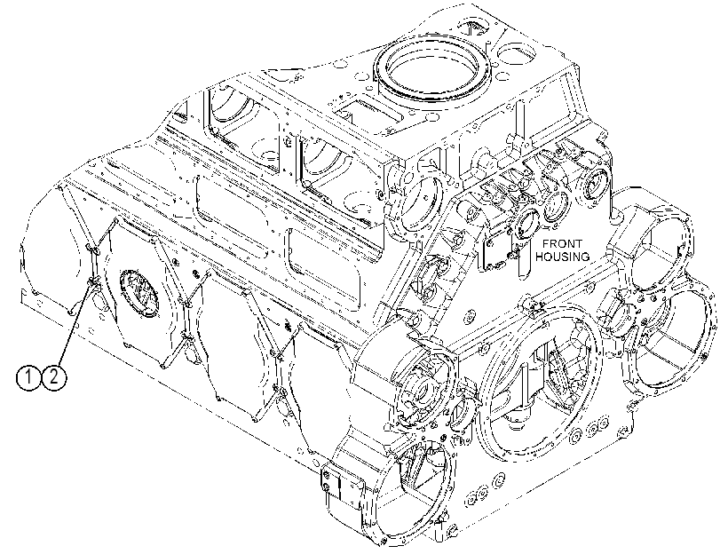 Крепёж крышки 4589134 CAT