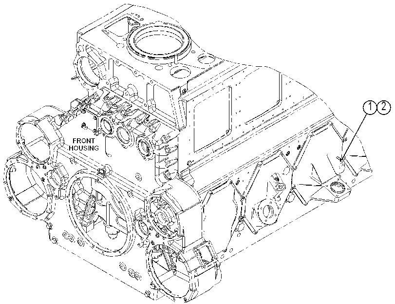 Крепёж крышки 4589122 CAT