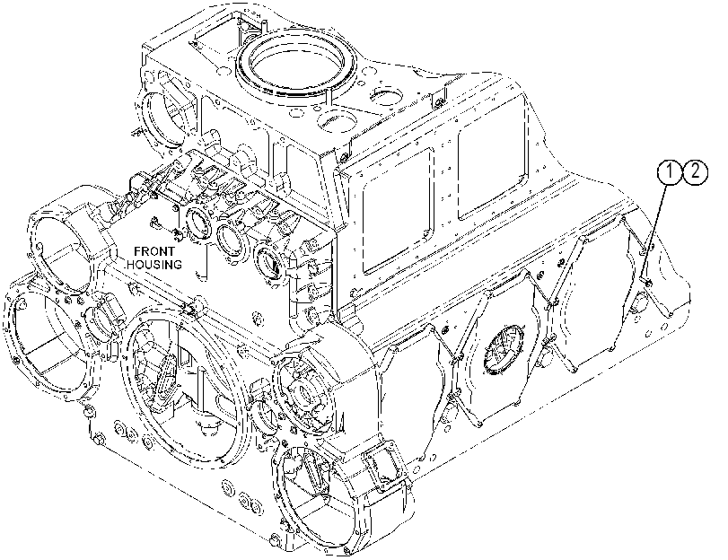 Крепёж крышки 4589123 CAT
