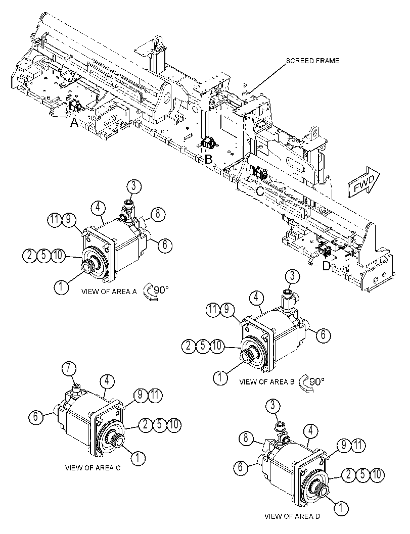 MOTOR & MTG GP-VIBRATORY 4606056 CAT