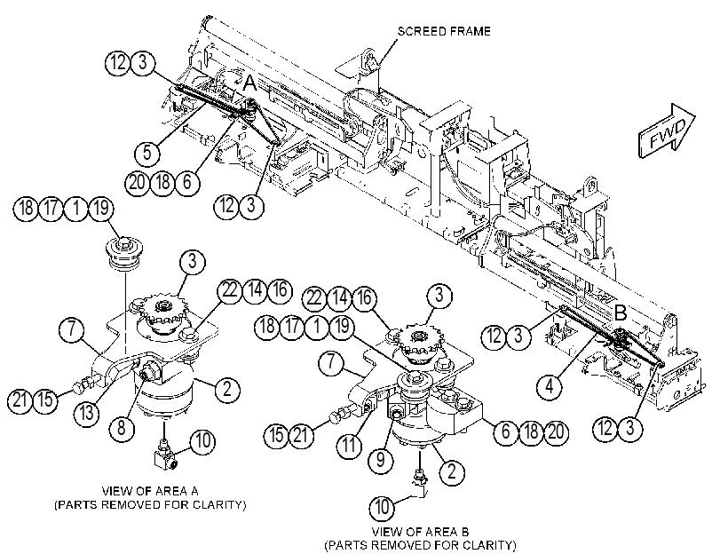 MOTOR & MOUNTING GP 4608040 CAT