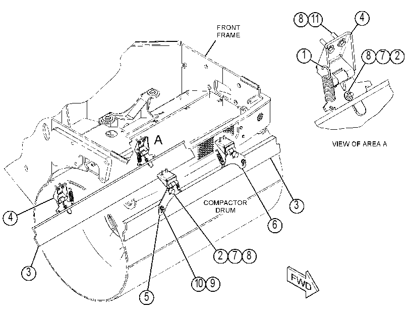 SCRAPER GP-DRUM 4550113 CAT