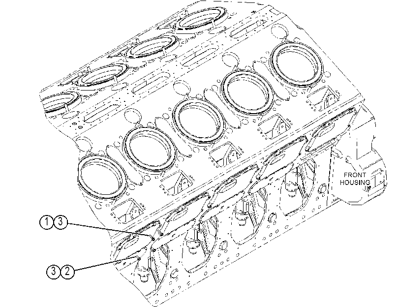 Крепёж крышки 4629718 CAT