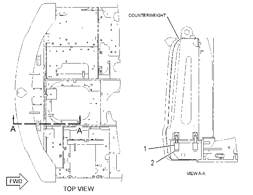 MOUNTING GP-COUNTERWEIGHT 3797508 CAT