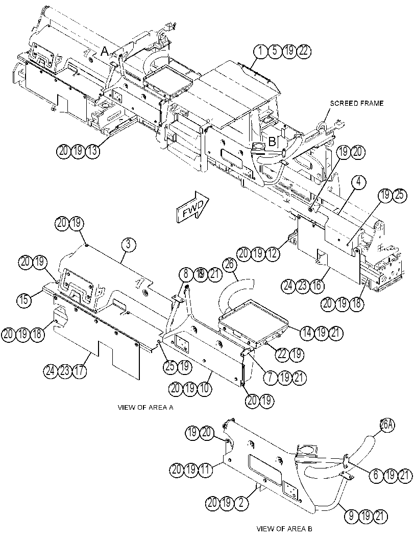 COVER GP-SCREED 4607197 CAT