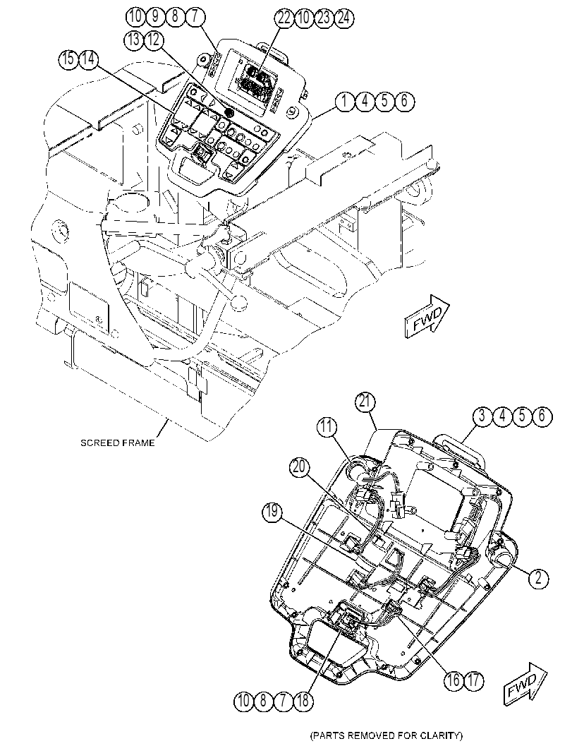 CONTROL GP-SCREED 4633978 CAT