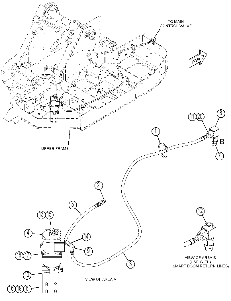 FILTER & LINES GP-HYDRAULIC 3996437 CAT