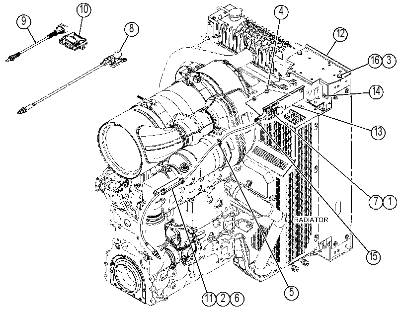 SENSOR GP-COMBUSTION 3975611 CAT