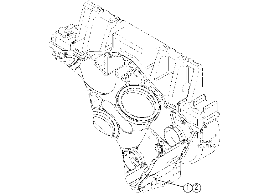 Крепёж крышки 4629713 CAT