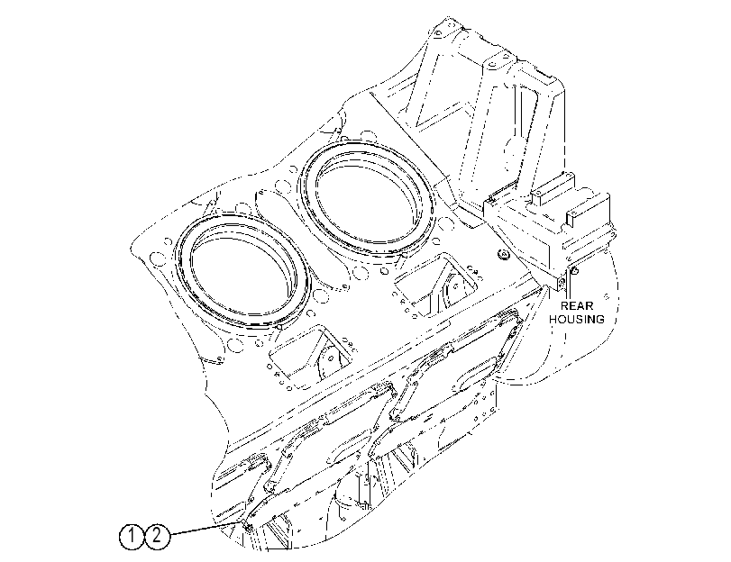 Крепёж крышки 4629722 CAT