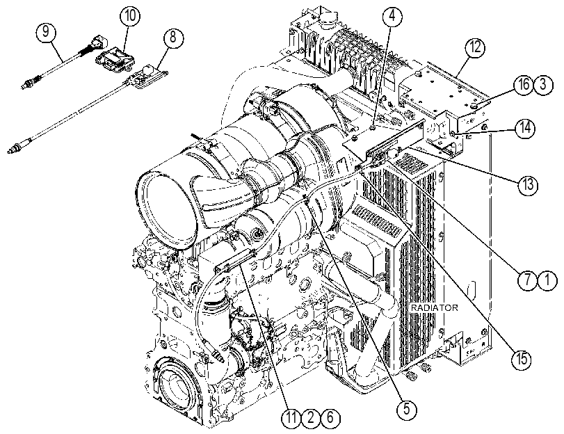 SENSOR GP-COMBUSTION 3989157 CAT