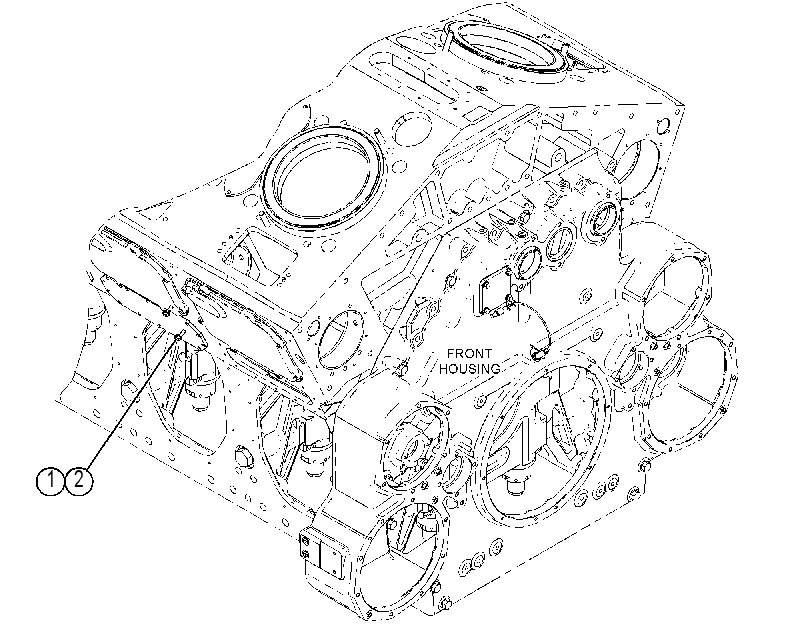Крепёж крышки 4629723 CAT